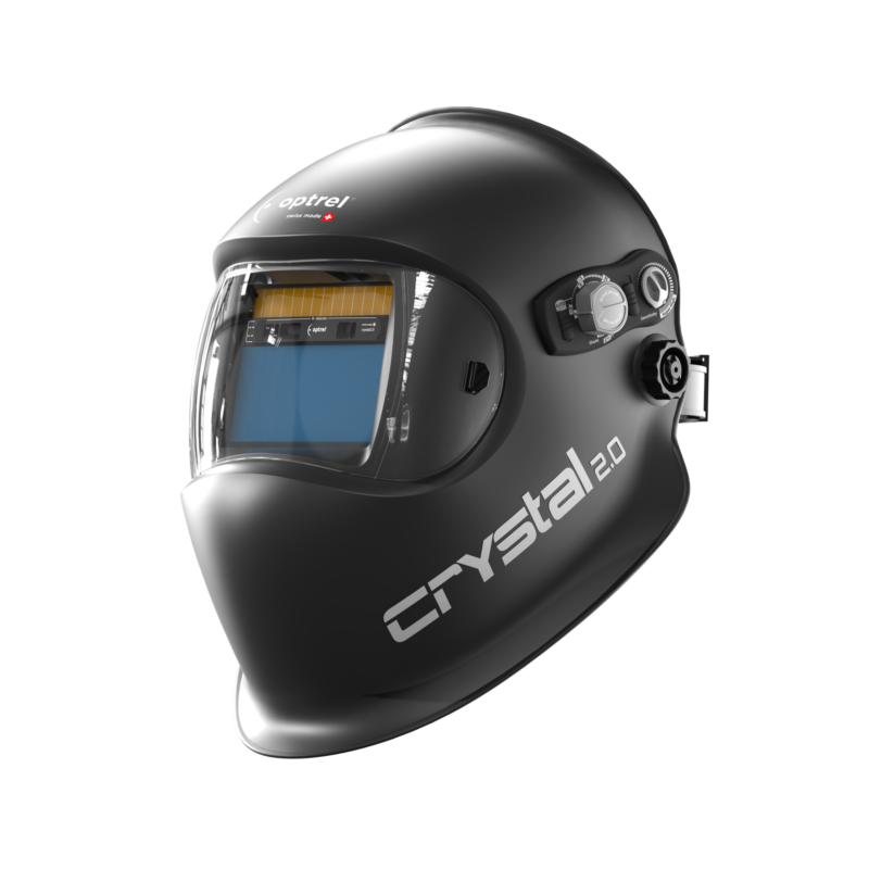 1006.901  crystal2.0 – black: welding helmet with variable shade 2.0/4-12