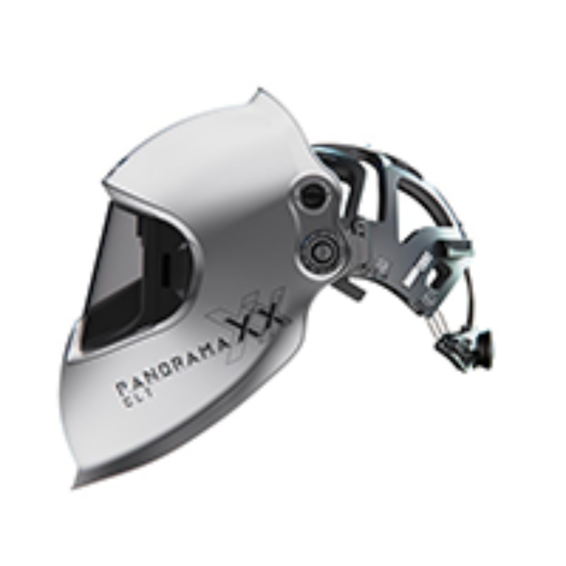 1010.201 panoramaxx clt – silver: welding helmet with Crystal Lens Technology