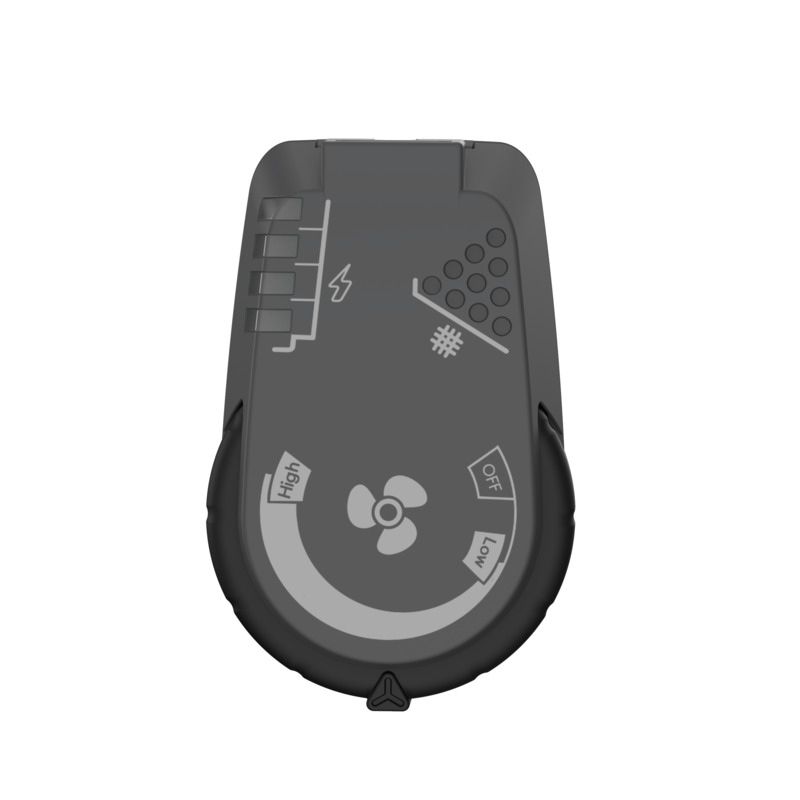 4556.050 Control panel for Swiss Air with cable and strap (black)